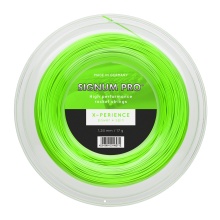 Signum Pro Tennissaite X-perience (Haltbarkeit+Spin) grün 120m Rolle